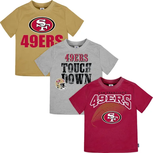Miniatura 2 de Gerber Unisex Baby NFL 3 Pack Short Sleeve Team Fan Tee Shirt
