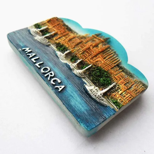 Miniatura 3 de 3D Mallorca España Souvenir imán de nevera, decoración del hogar y cocina Mallorca España imán refrigerador