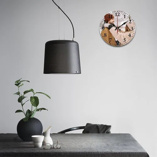 Miniatura 3 de Reloj de pared personalizado, reloj de pared personalizado con imagen de texto fotográfico, para el hogar, oficina, decoración escolar, cumpleaños