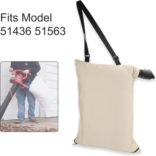 Miniatura 5 de 127-7040 Soplador de hojas Bolsa de vacío compatible con soplador de hojas Toro 137-2336 108-8994, 127-7040 Soplador de residuos bolsa de vacío