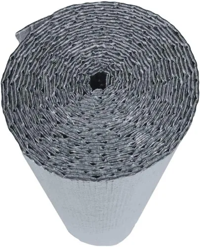 Miniatura 6 de Aislamiento de lámina reflectante de espuma de poliaire, barrera radiante, película de burbujas, bloqueador de calor, ventana de caravana, sin