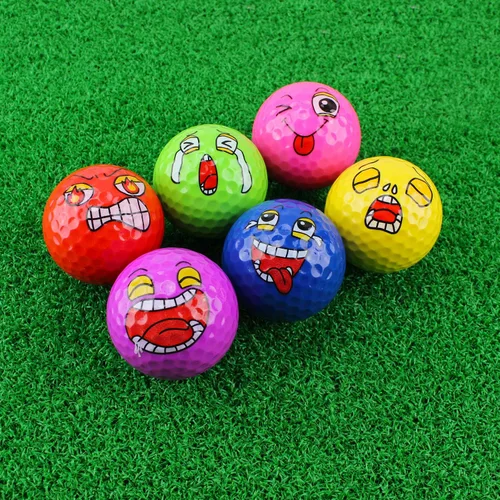Miniatura 3 de MYKUJA Pelotas de golf divertidas, pelotas de golf de práctica de colores, regalos de golf novedosos para hombres, mujeres y papás, paquete de 6