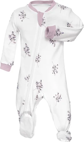 Miniatura 15 de ZippyJamz - Pijama orgánica para bebé con pies y cremallera para cambiar pañales fácil y rápido