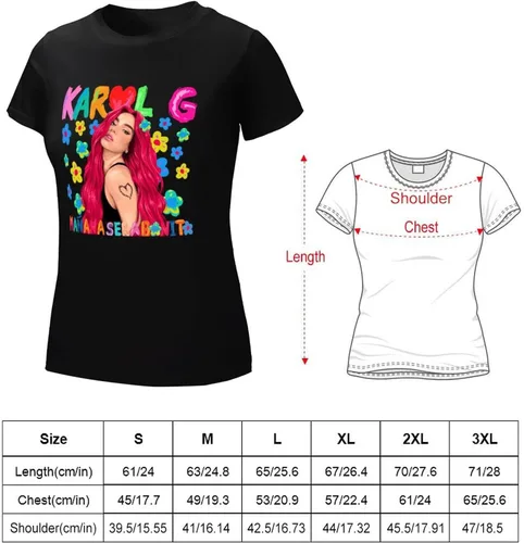 Miniatura 2 de Karols G Shirt Mananas seras Bonitos Camiseta para Mujer