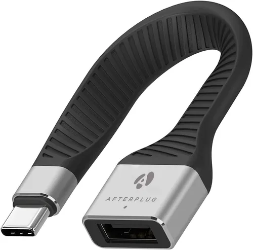 Cable adaptador corto USB-C a USB-A OTG, 5 pulgadas, 10Gbps, USB-C a USB-A hembra, compatible con Thunderbolt 3/4/5 y USB4, para iPhone serie 17,
