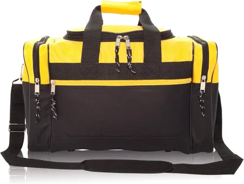 Miniatura 2 de Bolsa de lona, de DALIX, para el gimnasio, para viajar, 17 pulgadas