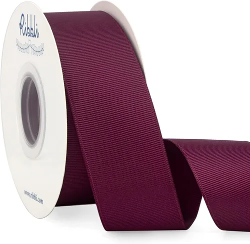Miniatura 31 de Ribbli - Cinta de grogrén rosa perla, 1-1/2 pulgadas x 25 yardas continuas, uso para lazos DIY, accesorios para el cabello, envoltura de regalos