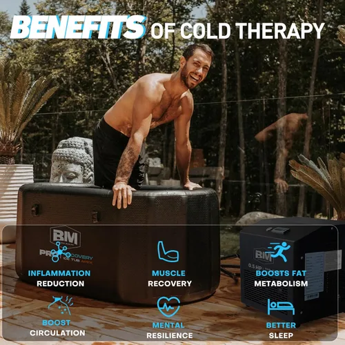 Miniatura 7 de Piscina Fría Inflable con Enfriador, Enfriador de Agua de 1/2 HP para Bañera de Baño de Hielo, Máquina de Bañera Fría con WiFi, Enfriamiento Rápido