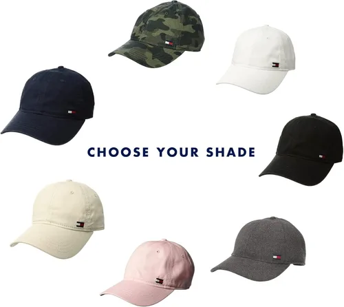 Miniatura 6 de Tommy Hilfiger Gorra de béisbol de algodón con solapa ajustable para hombre