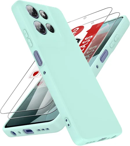 Miniatura 87 de LeYi Funda para Motorola Moto G Play 4G 2024: Funda para Moto G Play 4G 2024 con funda delgada y antiarañazos, silicona líquida a prueba de golpes