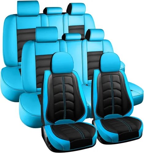Miniatura 24 de Funda de asiento de auto de 7 asientos para Nissan Pathfinder 2003-2025, fundas de asiento duraderas, resistentes al desgaste, impermeables