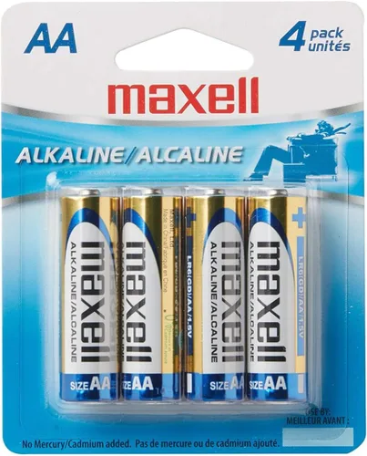 Maxell 723465 - Batería alcalina AA fiable – 10 veces de larga duración con rendimiento de 1.5 V sin mercurio ni cadmio – Ideal para teclados,