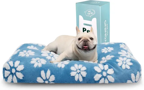 Miniatura 13 de Camas para perros grandes, bonita cama gruesa para perrera, cama mullida para mascotas con funda extraíble lavable y parte inferior antideslizante