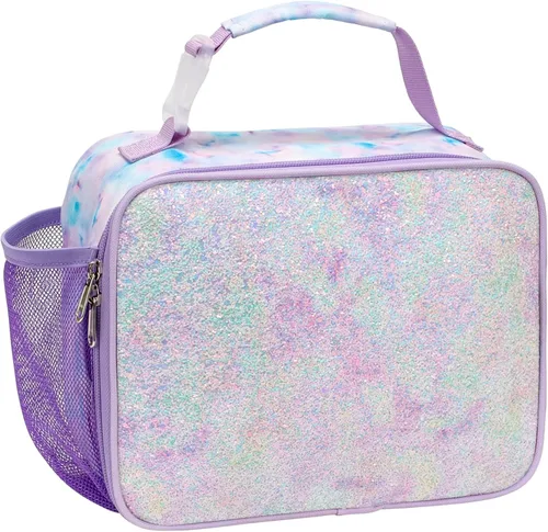 Miniatura 18 de Lonchera Térmica para Niños - Lonchera Reutilizable para Niños con Soporte para Botella de Agua, Bolsa de Almuerzo para Niños Pequeños para Un