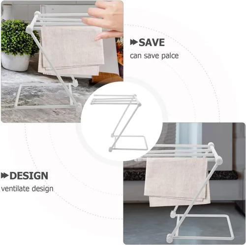 Miniatura 5 de Alipis Paños para lavar platos, toallero para estantes de almacenamiento, encimeras, toallero, colgador de baño, tocadores, encimera de cocina
