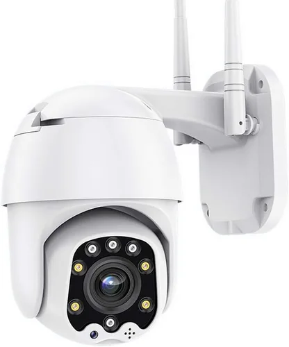 Cámara de seguridad IP inalámbrica PTZ para exteriores, 1080P, para el hogar, WiFi, cámara de vigilancia panorámica/inclinable, detección de
