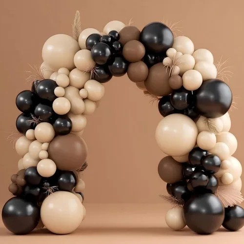 Miniatura 21 de Kit de arco de guirnalda de globos de béisbol, arco de globos azul marino y rojo nude con guante de béisbol, globos de aluminio para niños y niñas