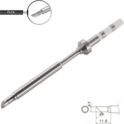 Miniatura 2 de SEQURE Reemplazo de punta de soldadura para soldador SI012 SQ-D60 (TS-C4)