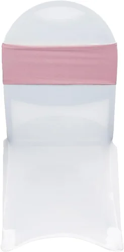 Miniatura 11 de YOUR CHAIR COVERS - Bandas elásticas de elastano para sillas, color negro (paquete de 10), bandas elásticas universales para banquetes, fiestas