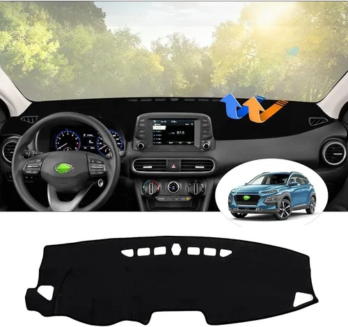 Miniatura 9 de Autorder Cubierta de salpicadero para Hyundai Sonata 2006 2007 2008 Accesorios Cubierta de tablero Actualización de franela Dash Mat Parasol