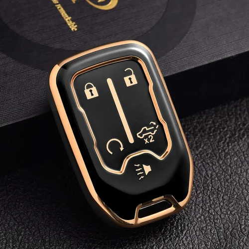 Miniatura 2 de ELOHEI Funda para llavero para Chevy, accesorios de funda para llavero para Chevrolet Silverado Suburban Tahoe GMC Acadia Sierra Terrain Yukon