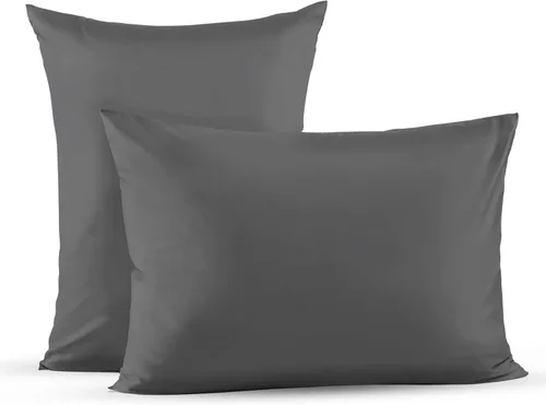 Miniatura 14 de Superity Linen Fundas de almohada de tamaño estándar, cierre de sobre, paquete de 2, 100% algodón suave y cómodo, color beige