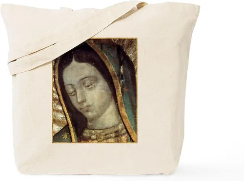 Miniatura 12 de CafePress Hail Mary Tote Bag Bolsa de lona natural, bolsa de compras reutilizable