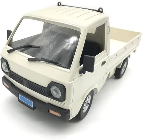 WPL D12 Coche RC 1/10 RC Coche de Drift RTR Coche de Control Remoto, Camión Kei Crawler Todoterreno 2.4G con Acelerador Proporcional, Dirección,