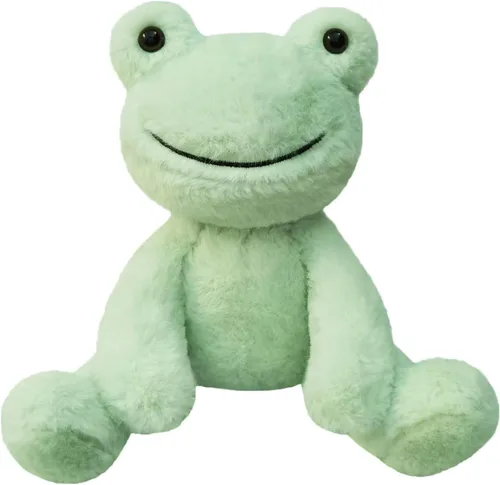 Juguete de peluche de rana de peluche verde, juguete suave para niños y niñas, regalos para niños o novia, 8.5 pulgadas
