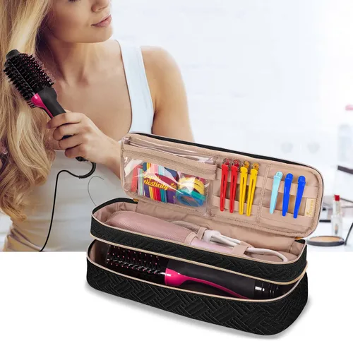 Miniatura 8 de Fasrom Estuche de Viaje de Doble Capa Compatible con REVLON Cepillo Secador de Pelo de un Solo Paso y Volumizador Original 1.0, Plus 2.0 y Estiliza