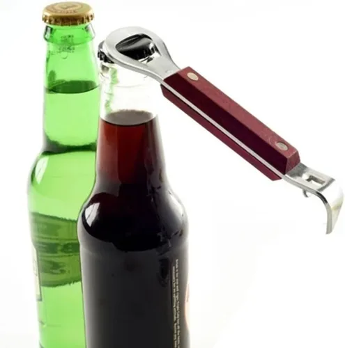 Miniatura 4 de Norpro, Abrebotellas perforador de latas marrones, 3