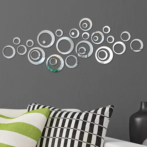Miniatura 4 de Adhesivo de pared extraíble para decoración del hogar, sala de estar, dormitorio (estilo A, 48 piezas)