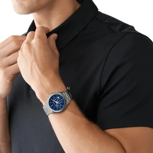 Miniatura 4 de Michael Kors - Reloj de cuarzo Slim Runway de acero inoxidable para hombre