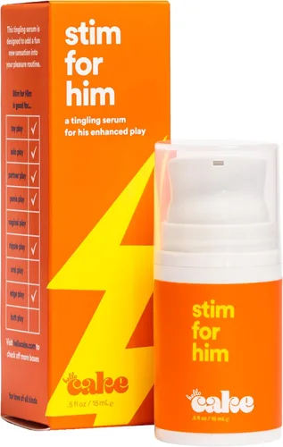 Hola Cake Stim para Él, Suero Estimulante de Excitación para Hombres, Potenciador Sexual, Gel de Excitación para Gel de Sensación Masculina, Mejora