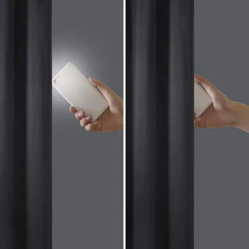 Miniatura 5 de Comfort Spaces Par de paneles de cortinas opacas con ojales en la parte superior, reducción de ruido, aislamiento térmico de eficiencia energética