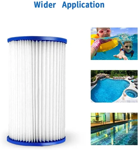 Miniatura 2 de Cartucho de filtro de piscina tipo A o C de repuesto para bomba de filtro para piscinas sobre el suelo, filtro de jacuzzis compatible con bomba