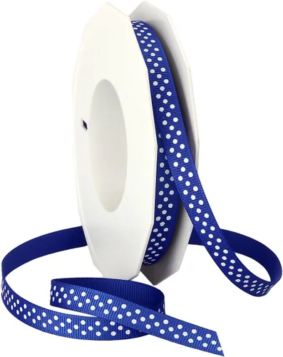 Miniatura 8 de Morex Ribbon Swiss Dot - Cinta de grogrén de poliéster, carrete de 3/8 pulgadas por 20 yardas, aguamarina