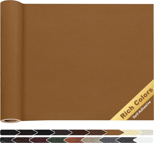 Miniatura 32 de KING MOUNTAIN Cinta de reparación de cuero, 16 x 60 pulgadas, gris, autoadhesiva, impermeable, ecológica