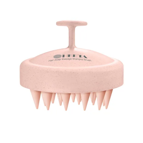 HEETA Masajeador de cuero cabelludo para el crecimiento del cabello, cepillo exfoliante de champú de silicona para el cuero cabelludo para