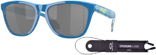 Oakley Frogskins OO9013 - Gafas de sol para hombre + correa de paquete + paquete con kit de gafas iWear de diseñador