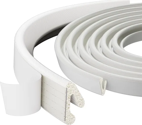 1 paquete*19.6 pies de tira de sellado de ventana autoadhesiva en forma de V, tira de espuma para sellado de clima, sellado de puerta, aislamiento