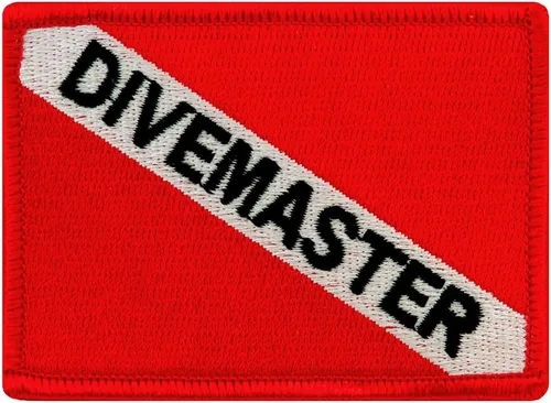 Divemaster - Parche bordado para buceo, emblema de buceo, recuerdo
