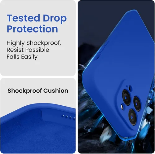 Miniatura 4 de FireNova Funda diseñada para iPhone 14 Pro, funda de silicona mejorada [protección de cámara], forro interior de microfibra suave antiarañazos, 6.1