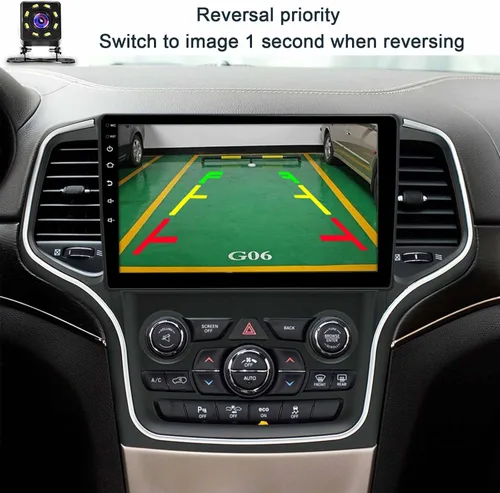 Miniatura 4 de Android 11 - Radio estéreo de coche para Jeep Grand Cherokee 2014-2022, reproductor multimedia para automóvil, navegador GPS, pantalla táctil de 10
