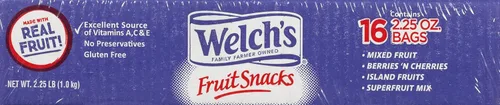 Miniatura 4 de Welch's Snacks de frutas, paquete variado a granel con frutas mixtas, mezcla de superfrutas, frutas de la isla, sin gluten, paquete a granel, 2.25