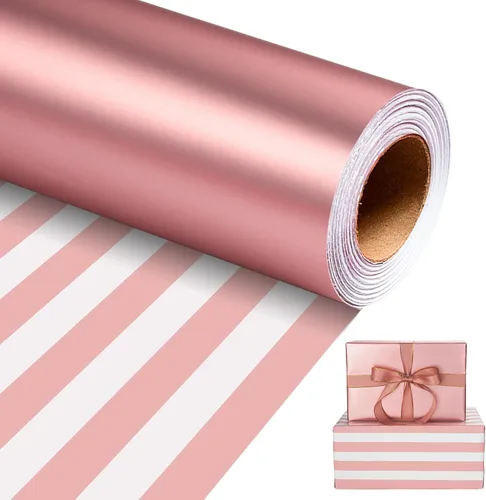 Miniatura 8 de Homeral Rollo de papel de regalo Jumbo de 30 pulgadas x 32.8 pies, color azul rey metálico para Navidad, cumpleaños, vacaciones, boda, baby shower