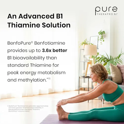 Miniatura 5 de Pure Therapro Rx Vitaminas B metiladas para hombres y mujeres, fabricadas en Estados Unidos, suministro de 2 meses Vitaminas activas del complejo