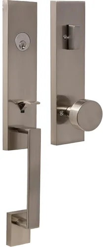 Miniatura 6 de Weslock Leighton - Manija de entrada (bronce aceitado)