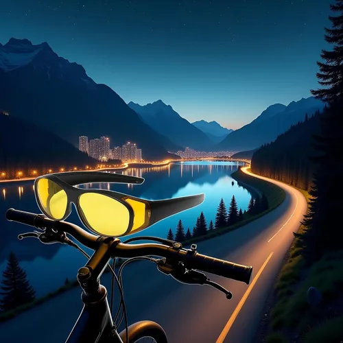 Miniatura 2 de Gafas infrarrojas de visión nocturna - Gafas de conducción con protección UV, gafas térmicas ajustables, gafas de visión nocturna IR para montar al