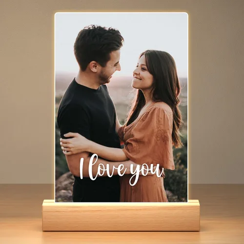 Miniatura 15 de Marcos de fotos personalizados con foto, marco de fotos personalizado con luz nocturna, marco de fotos personalizado, regalos personalizados de 5